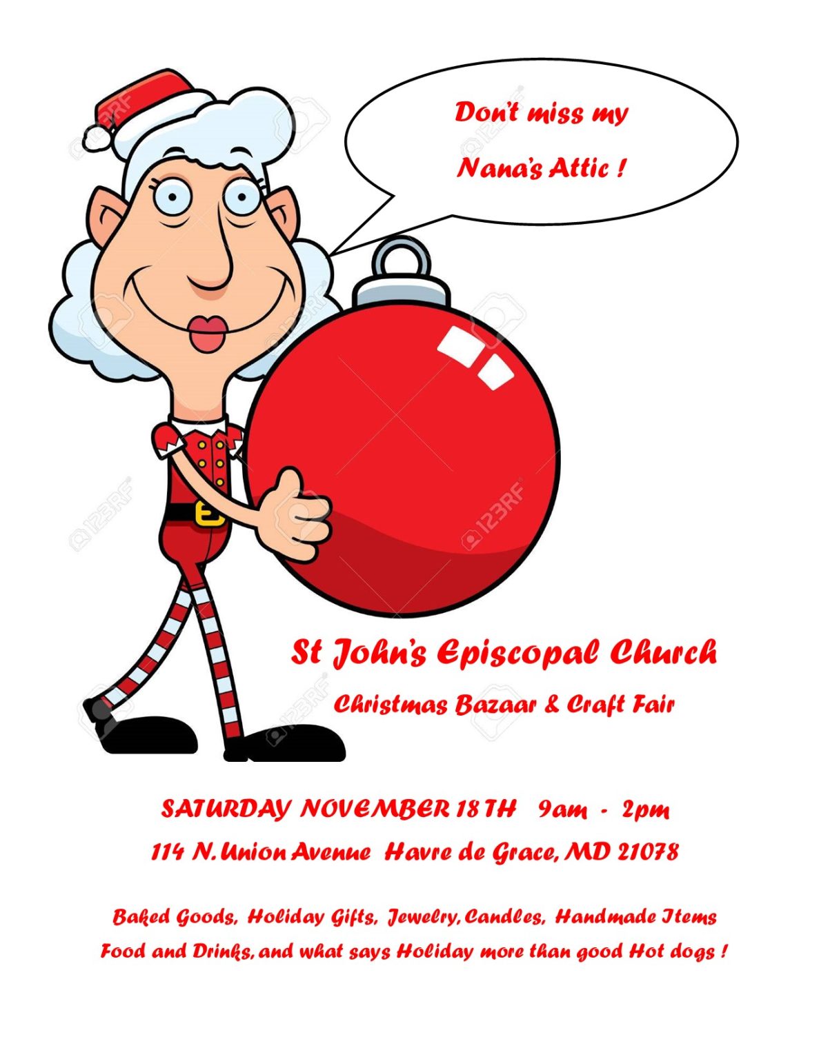 St. John's Christmas Bazaar & Craft Fair Havre De Grace MD Events